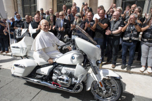 Jesus Bikers Rev Up Support for Charity With Motorcycle for Pope Leo XIV